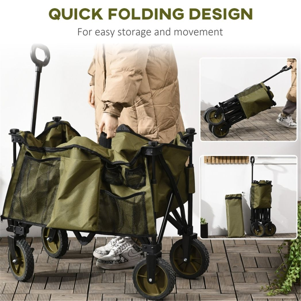 cortex-london-york-folding-garden-cart-green-125l-steel-oxford-cloth
