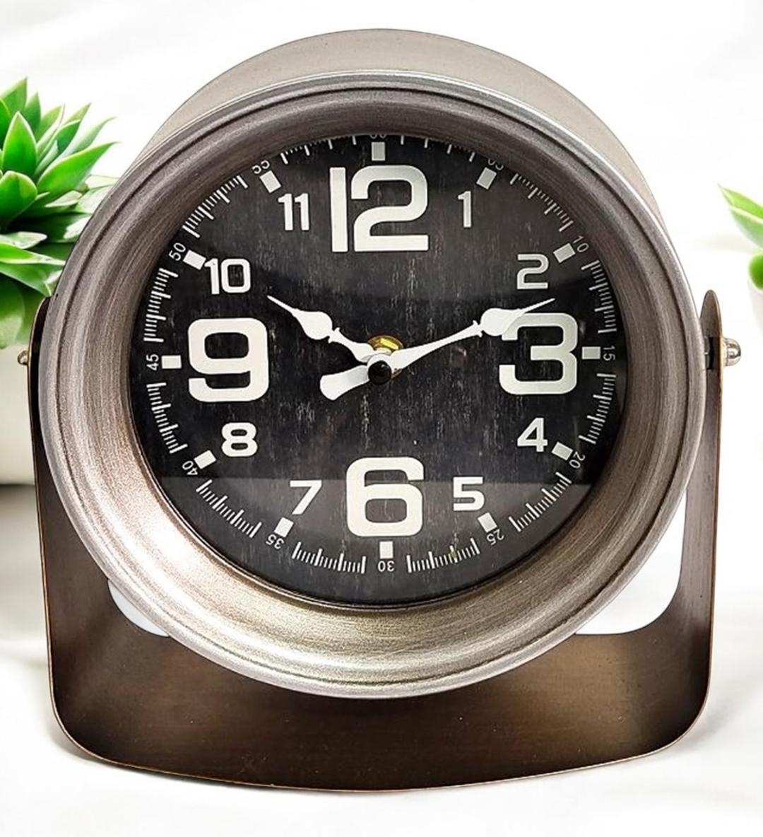cortex-london-windsor-silent-sweep-mantel-clock-black-20cm