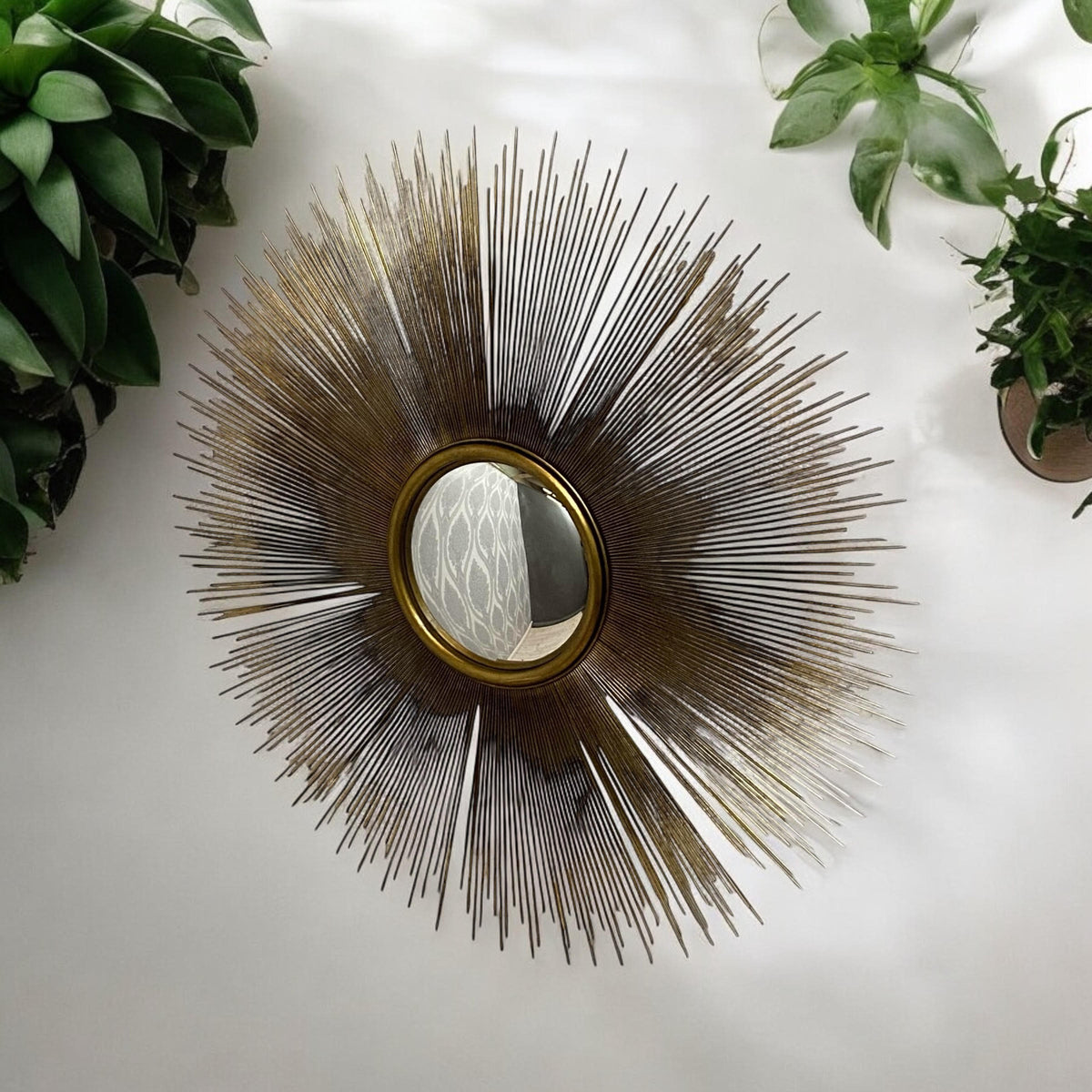 cortex-london-york-industrial-round-metal-wall-mirror-90cm-dull-gold-black