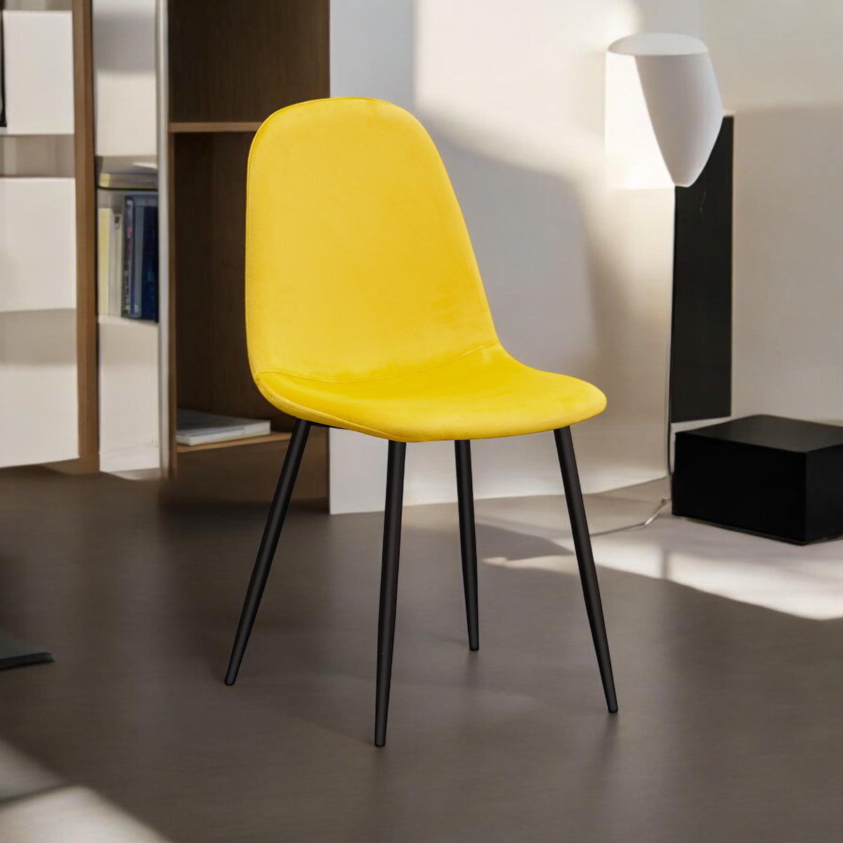 cortex-london-york-velvet-dining-chair-yellow-black-metal-legs