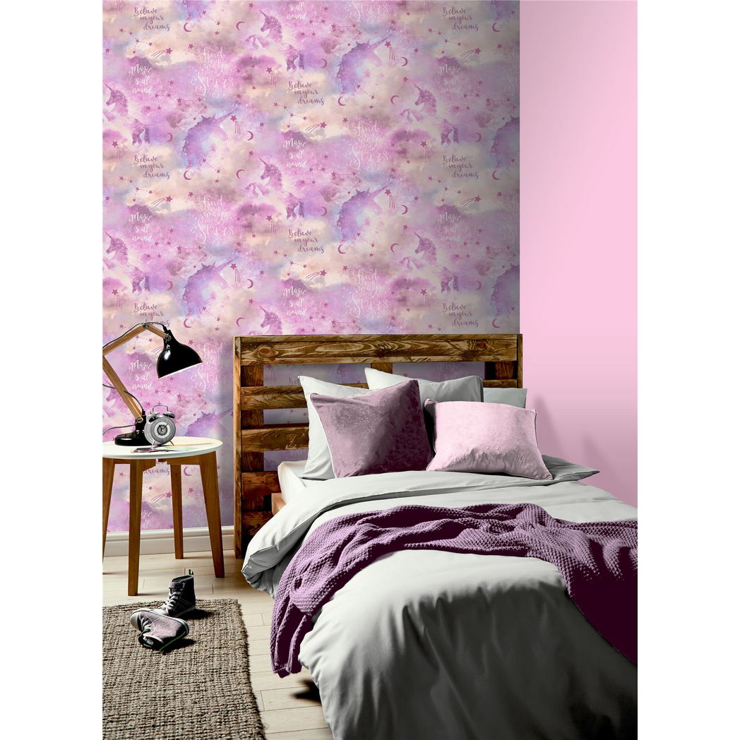 cortex-london-galaxy-unicorn-blush-multi-wallpaper-soft-glitter-vinyl
