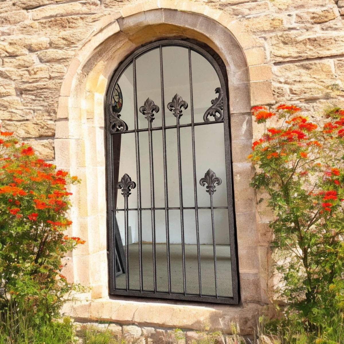 cortex-london-york-floral-arched-wall-mirror-120cm-rust-finished-cast-iron-frame