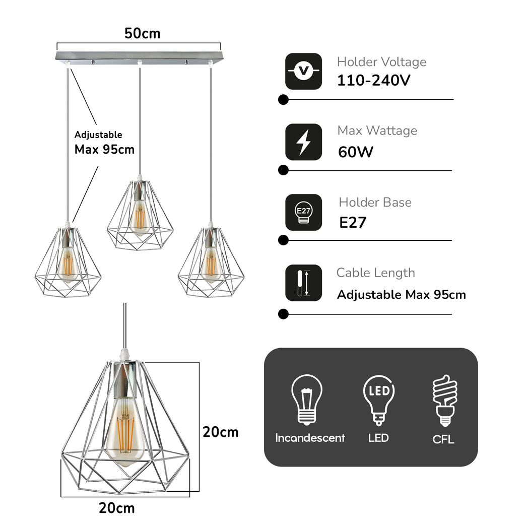 cortex-london-windsor-three-head-chrome-diamond-wire-cage-e27-pendant-light