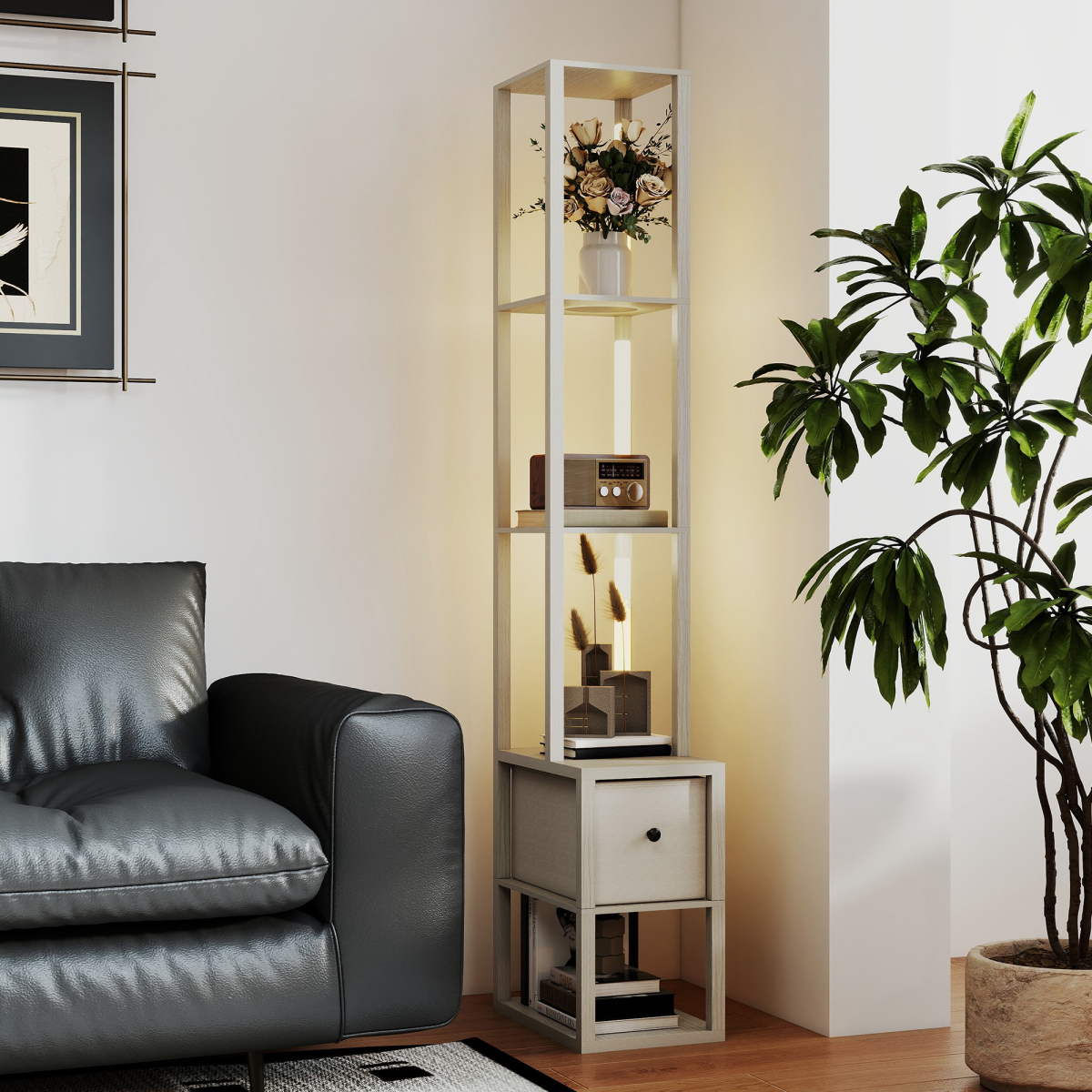 cortex-london-windsor-oak-led-floor-lamp-with-shelves