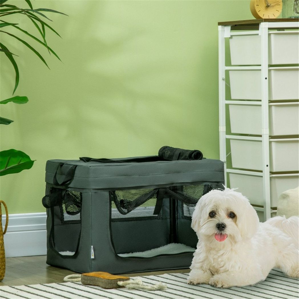 cortex-london-windsor-pet-carrier-grey-black-steel-tube-frame-mesh-windows