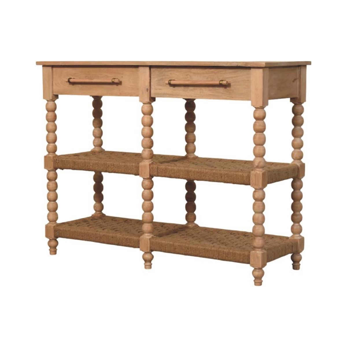 cortex-london-york-savoy-mango-wood-bobbin-console-jute-shelves-beige