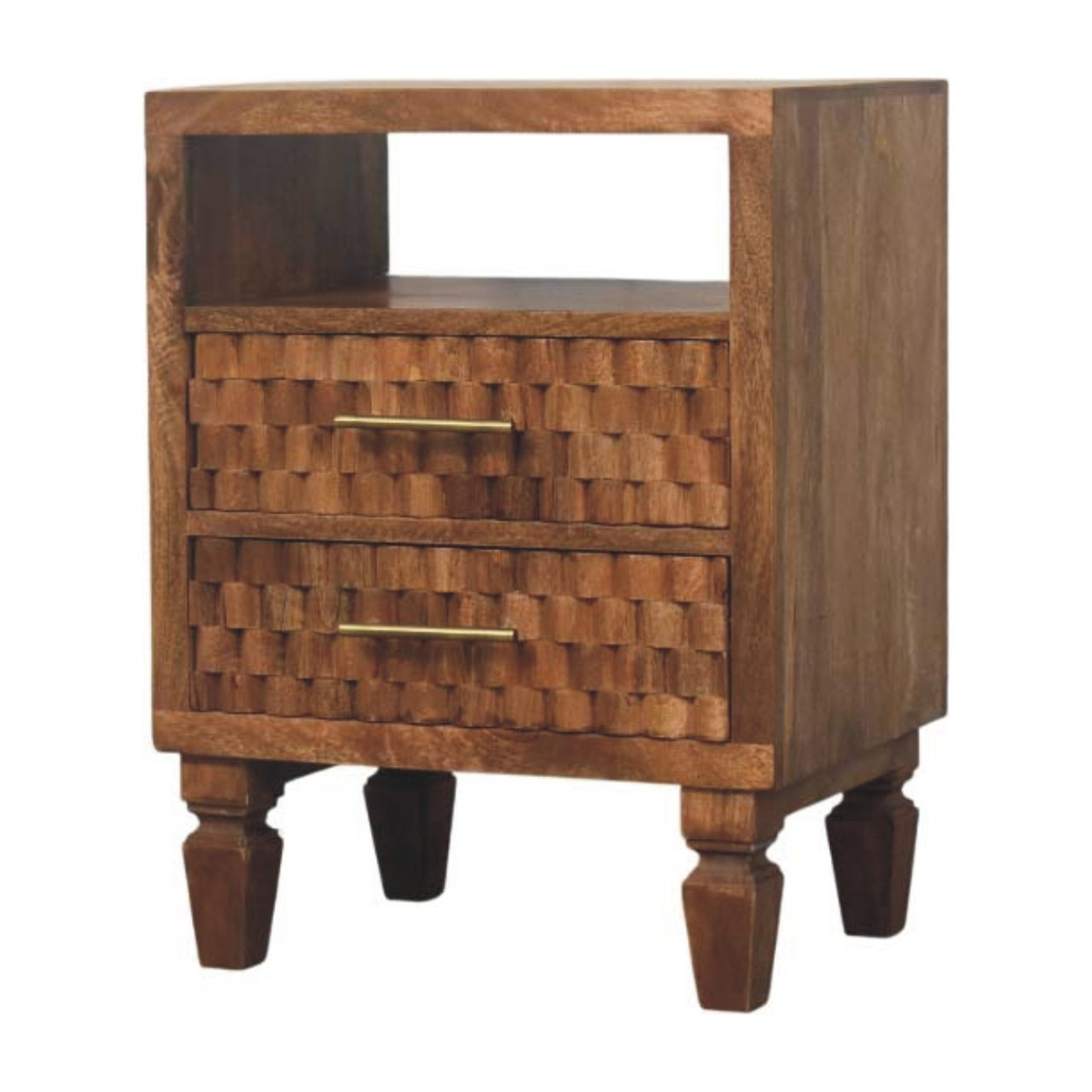 cortex-london-york-golden-teak-finish-mango-wood-bedside-two-drawers-open-slot-beige