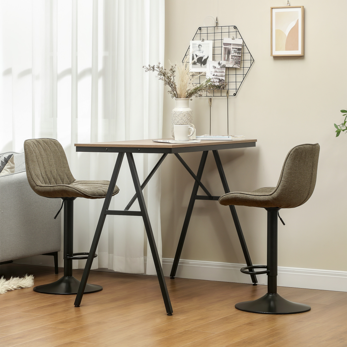 cortex-london-windsor-adjustable-linen-look-bar-stool-pair-brown-black