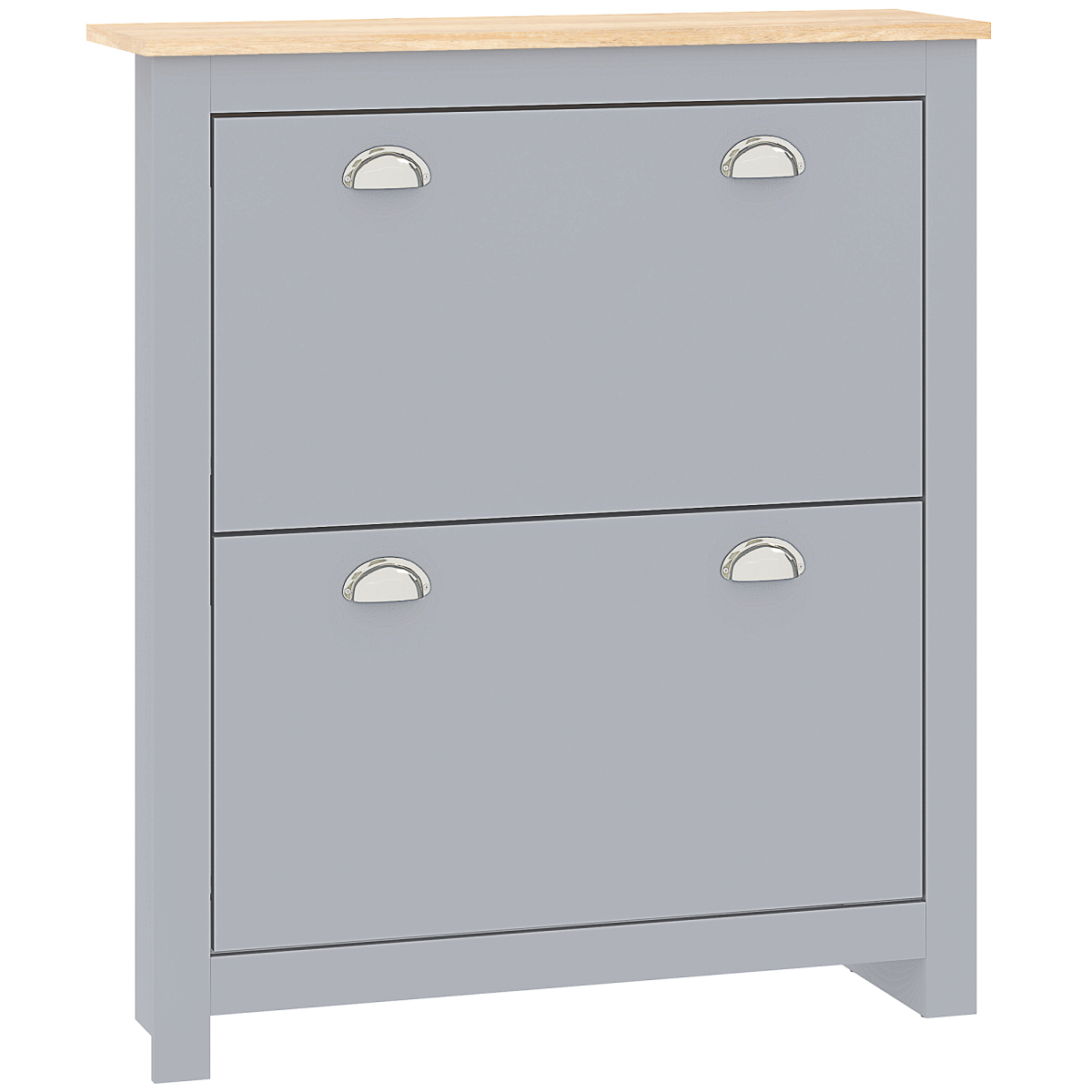 cortex-london-kensington-grey-two-drawer-flip-shoe-cabinet-mdf