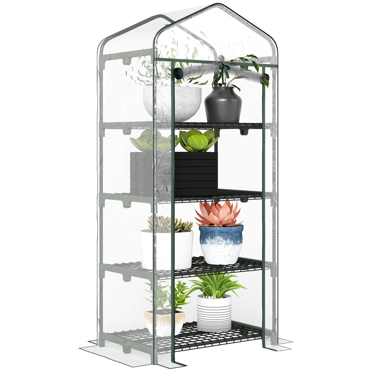 cortex-london-kew-four-tier-mini-greenhouse-steel-tube-pvc-cover