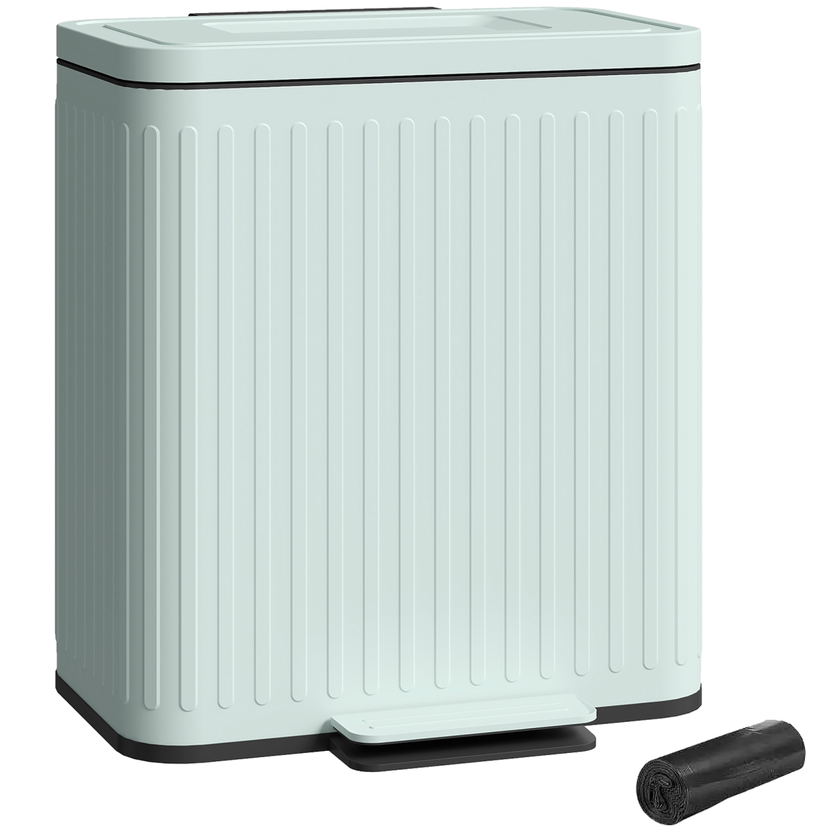 cortex-london-windsor-double-pedal-rubbish-bin-2-x-20l-green