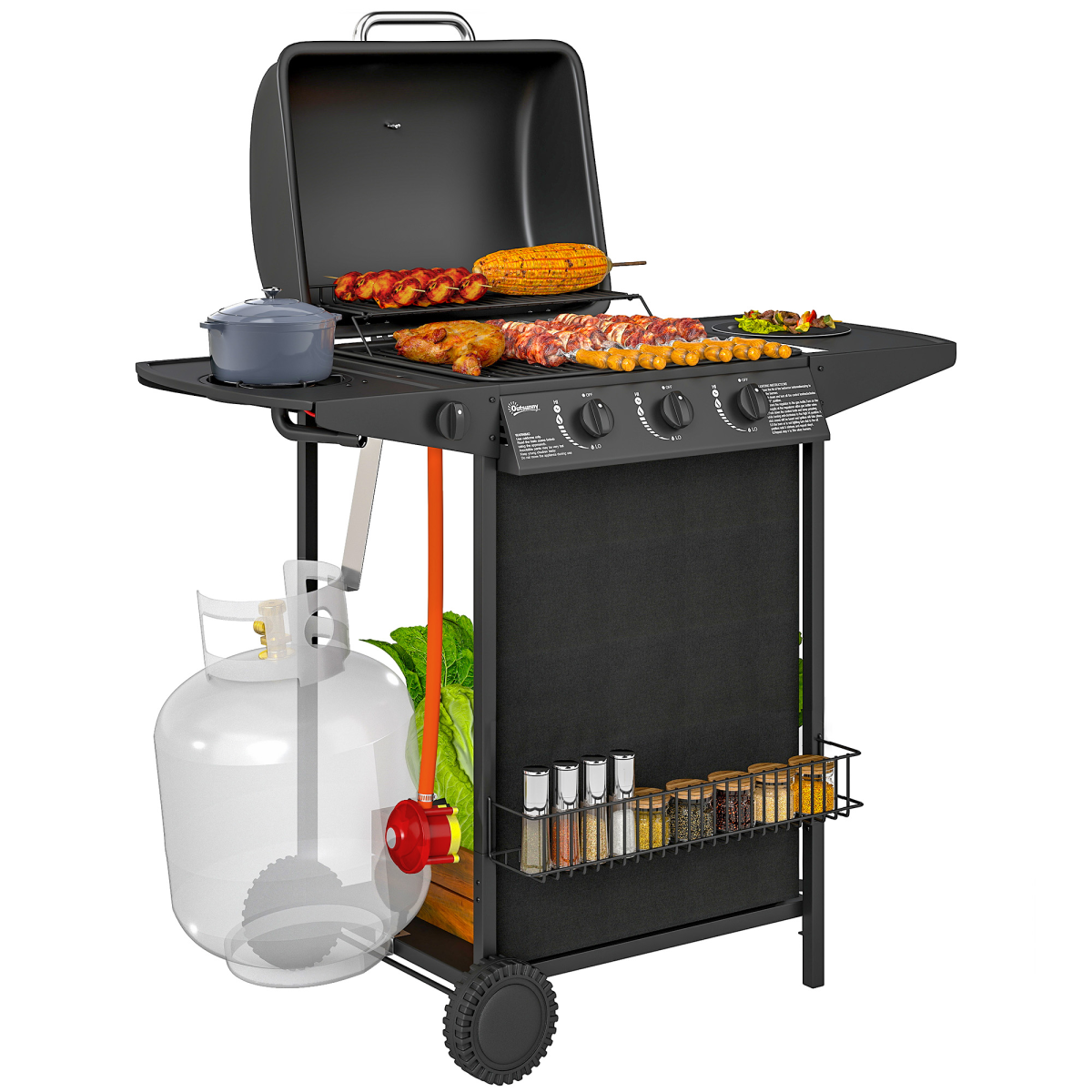 cortex-london-windsor-4-burner-gas-barbecue-grill-side-burner-black