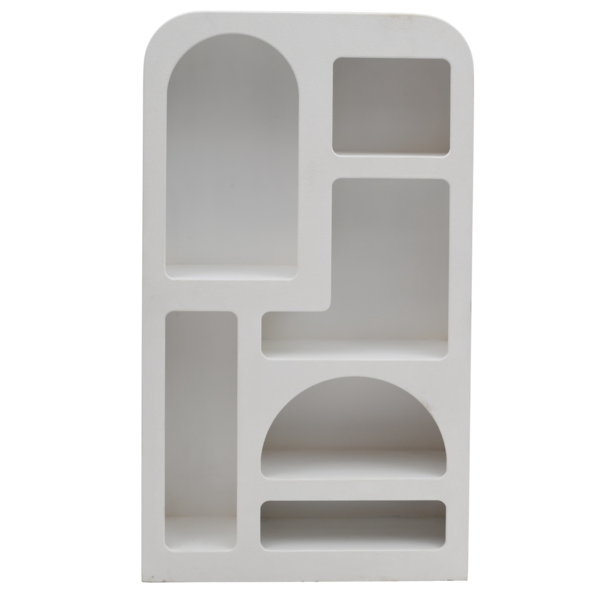 cortex-london-windsor-geo-tall-geometric-bookcase-white-wood-six-fixed-shelves