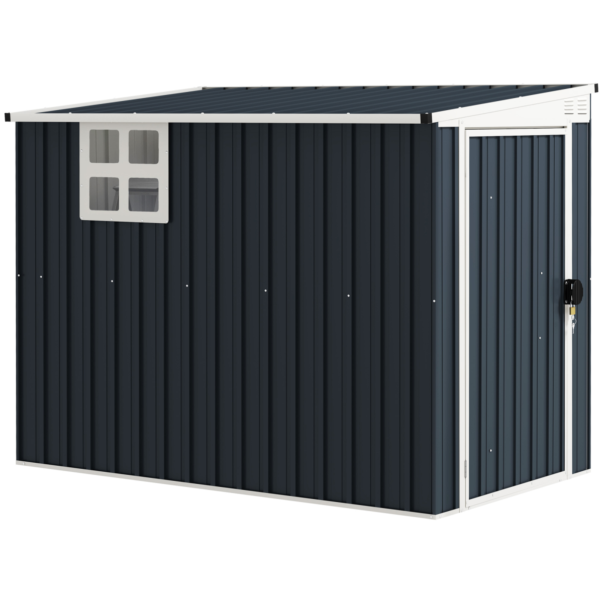cortex-london-windsor-dark-grey-garden-storage-shed-with-window