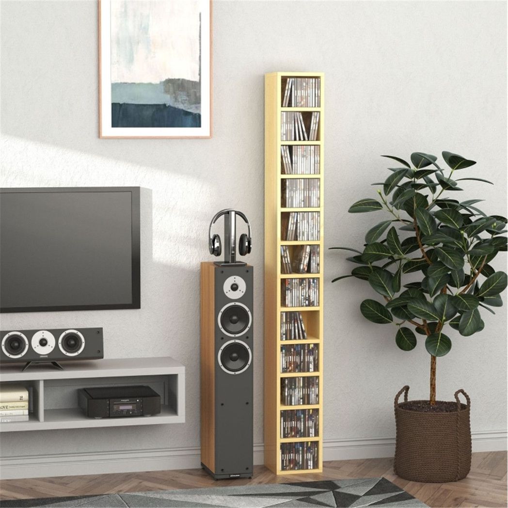 cortex-london-york-multimedia-storage-cabinet-12-tier-cd-bookcase-pine-wood-colour