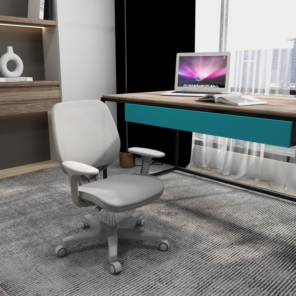 cortex-london-york-grey-mesh-massage-office-chair