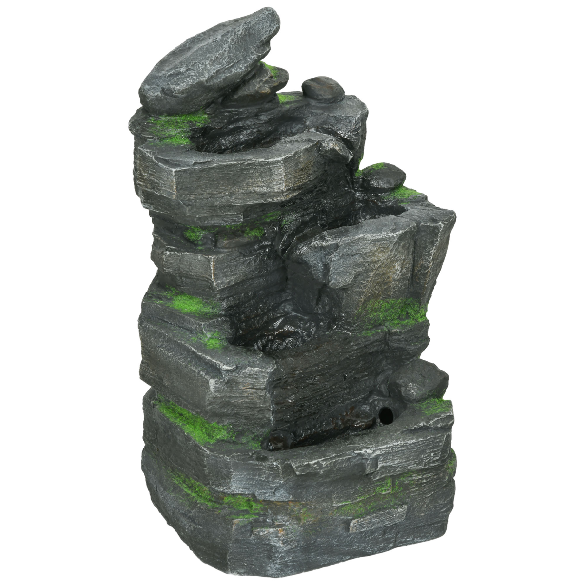 cortex-london-chatsworth-solar-led-garden-fountain-dark-grey-resin