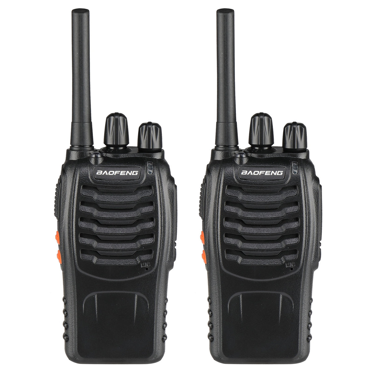 BF-88E 1500mAh Ultra-long Standby Walkie-talkie EU Standard Black