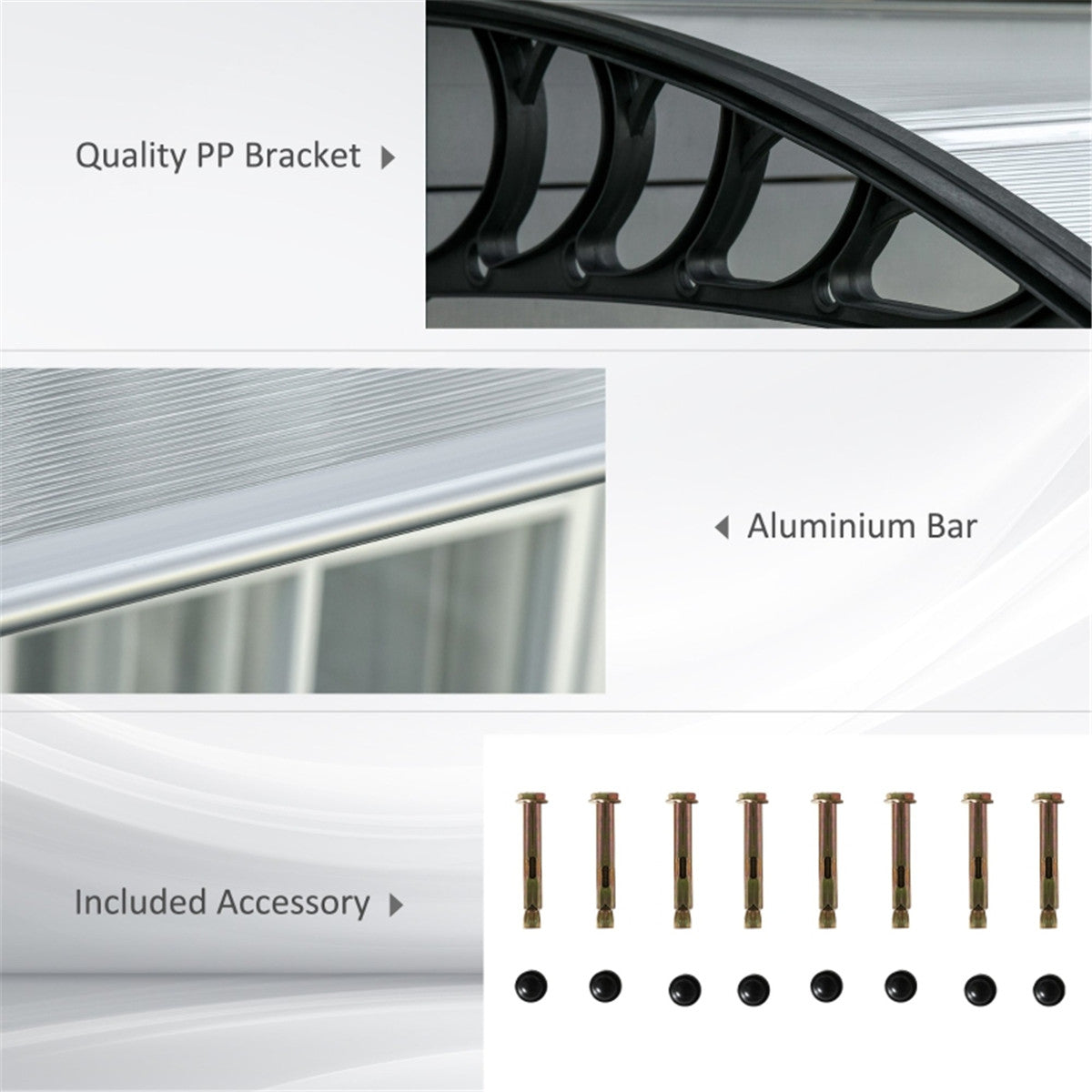 cortex-london-york-curved-door-canopy-black-clear-polycarbonate-aluminium-303cm