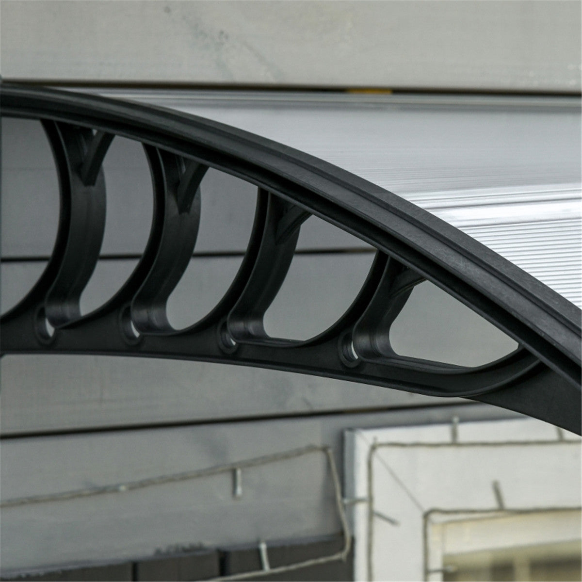 cortex-london-york-curved-door-canopy-black-clear-polycarbonate-aluminium-303cm
