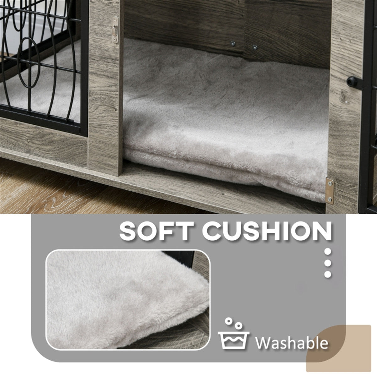 cortex-london-kensington-grey-dog-crate-side-table