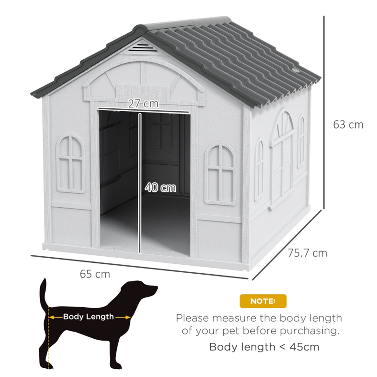 cortex-london-windsor-cottage-dog-kennel-house-grey-white-water-resistant-pp