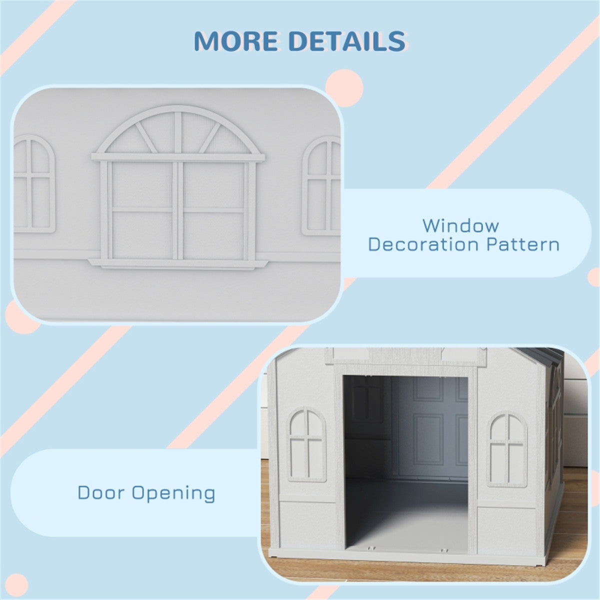 cortex-london-windsor-cottage-dog-kennel-house-grey-white-water-resistant-pp