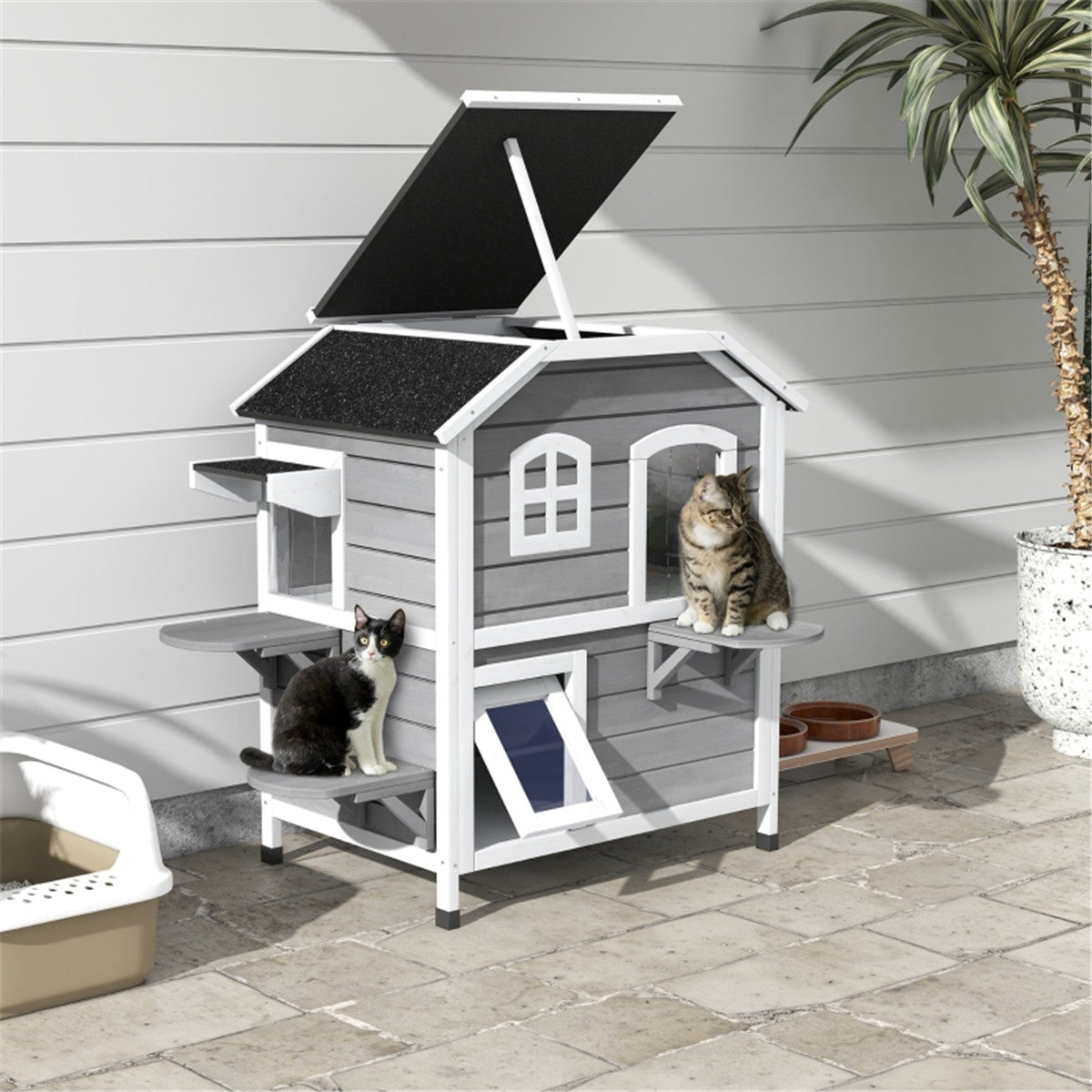 cortex-london-windsor-fir-wood-cat-house-white-two-floor