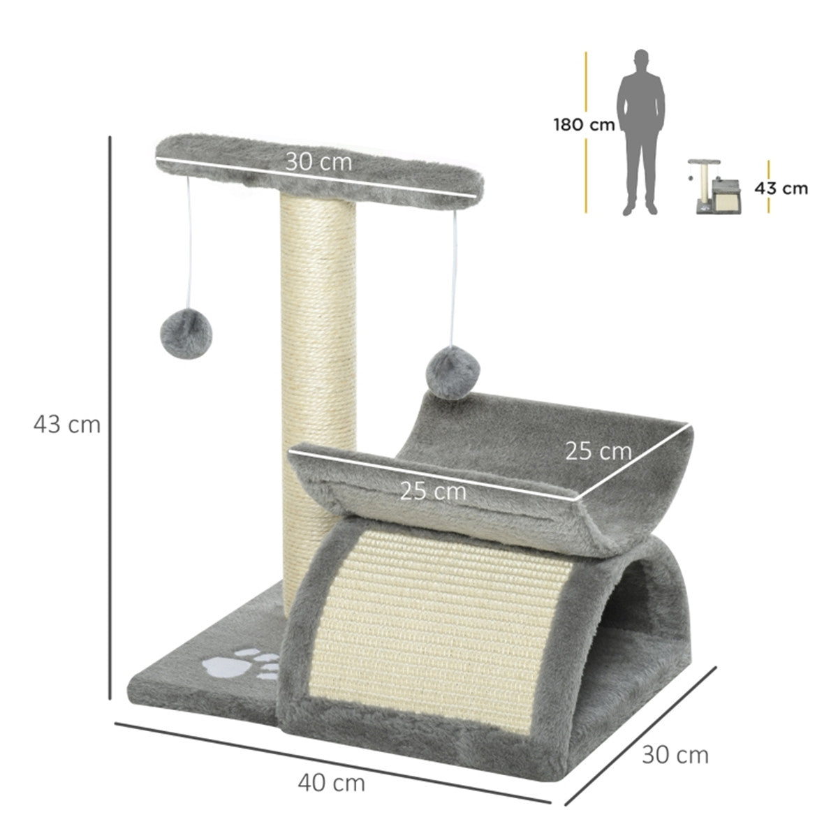 cortex-london-windsor-cat-tree-scratching-post-light-grey