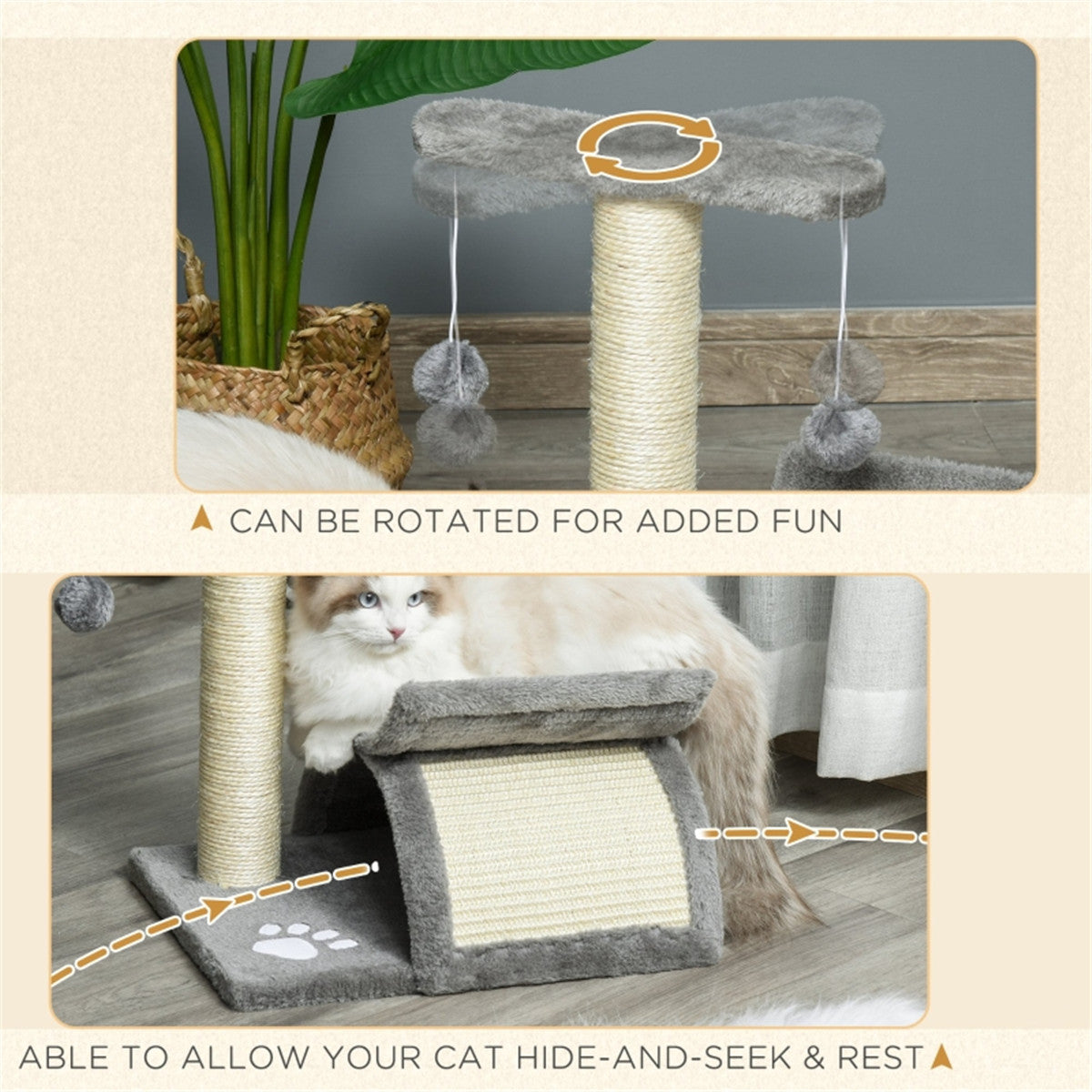 cortex-london-windsor-cat-tree-scratching-post-light-grey