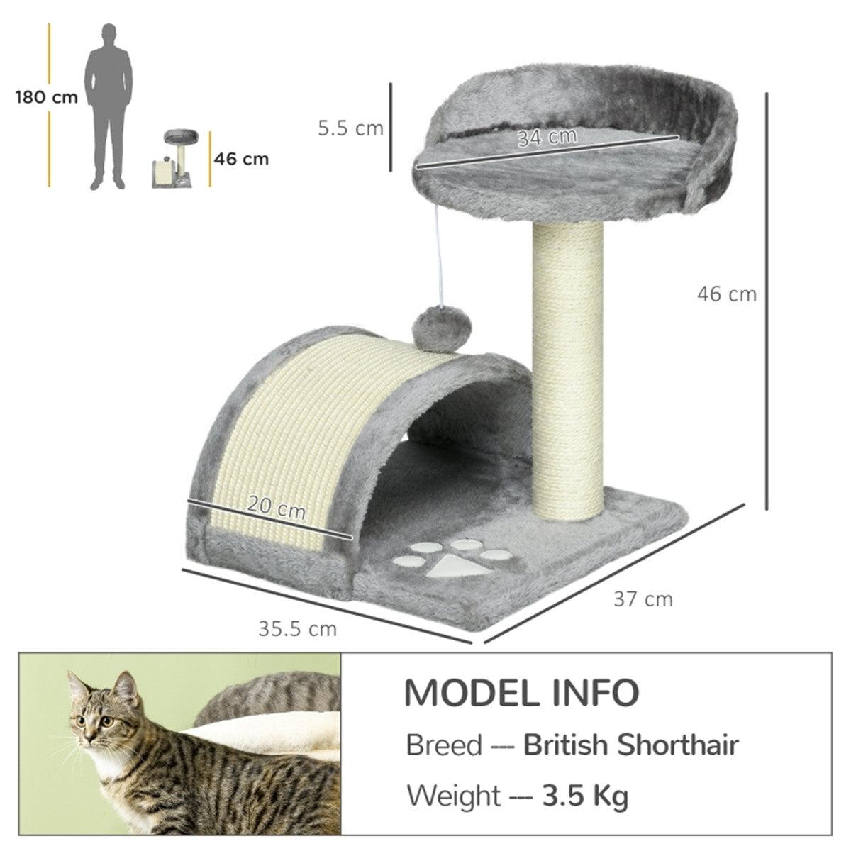 cortex-london-windsor-cat-tree-with-sisal-scratching-posts-beige-grey-particleboard-plush-sisal-hanging-toy-ball