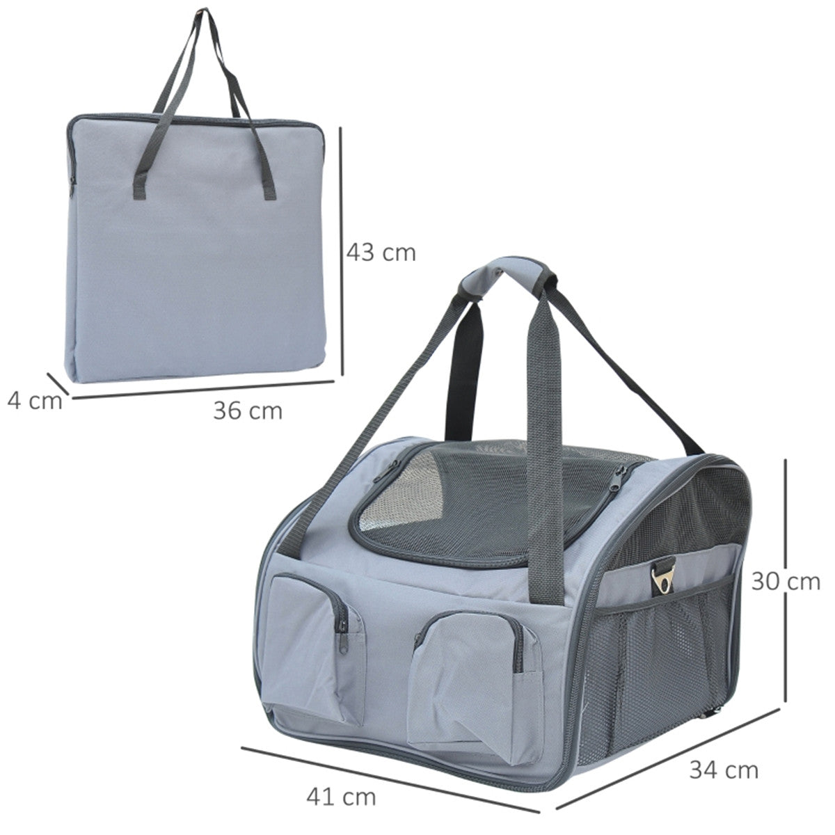 cortex-london-york-grey-pet-carrier-bag-foldable-oxford-cloth-nylon-mesh