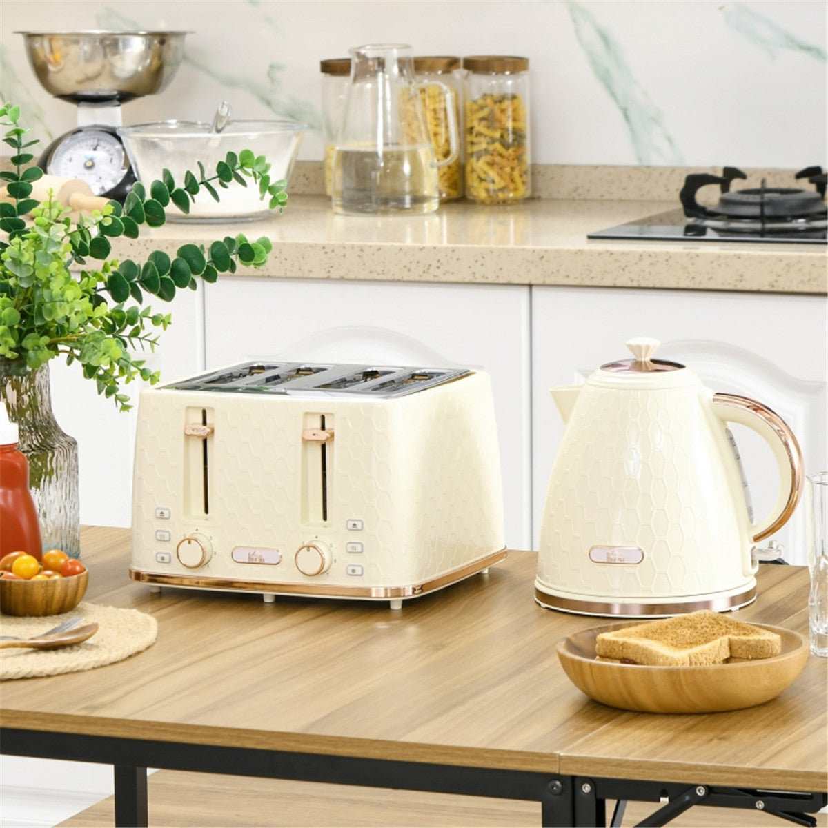 cortex-london-york-honeycomb-kettle-and-four-slice-toaster-set-beige