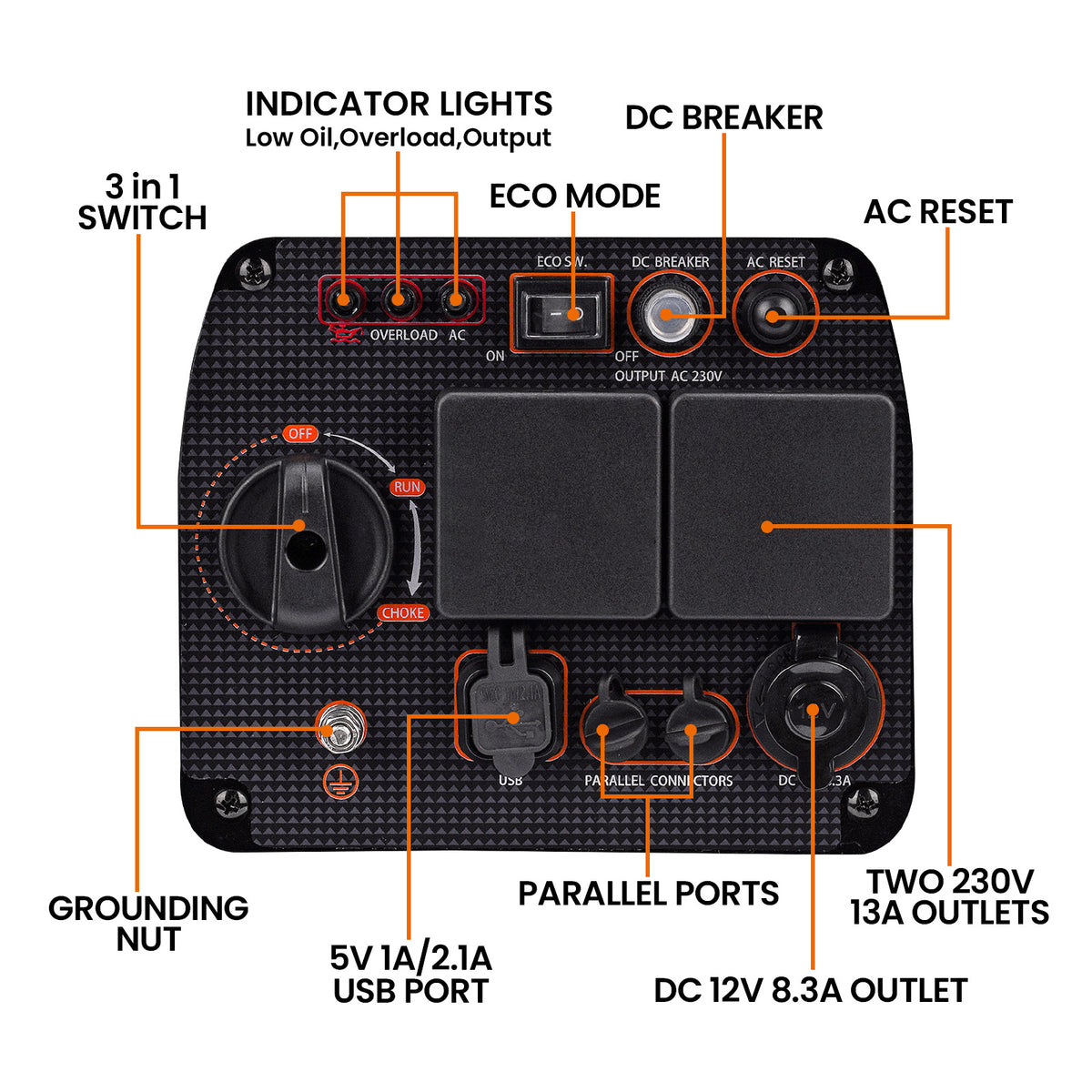 cortex-london-windsor-quiet-3kw-petrol-inverter-generator