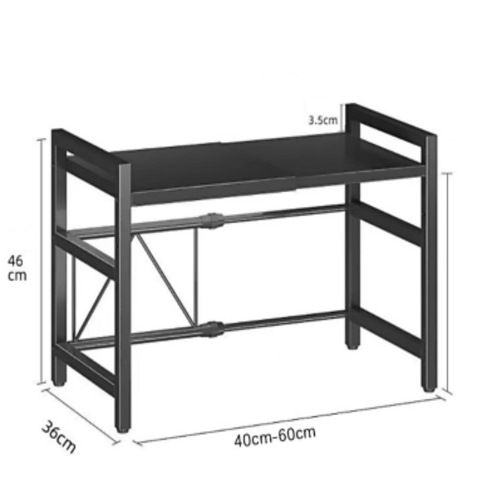 cortex-london-windsor-black-extendable-microwave-storage-rack-six-hooks