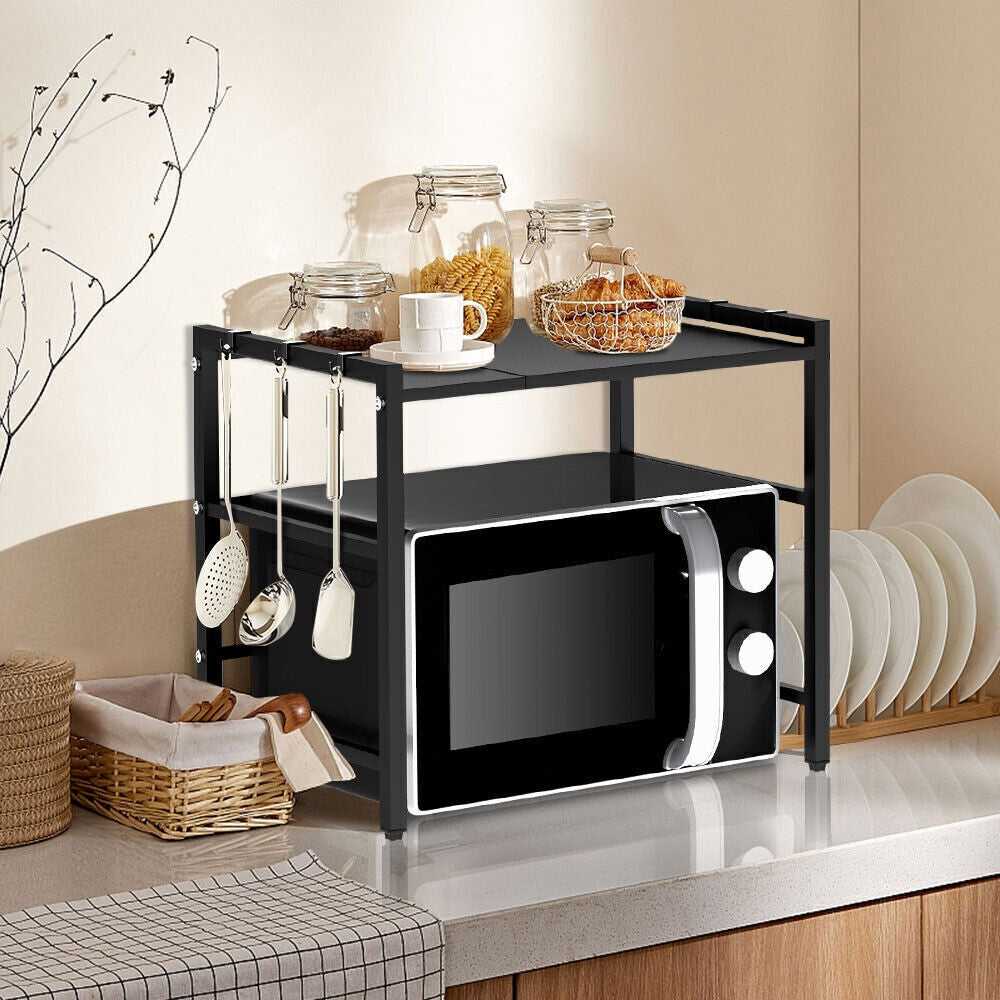 cortex-london-windsor-black-extendable-microwave-storage-rack-six-hooks