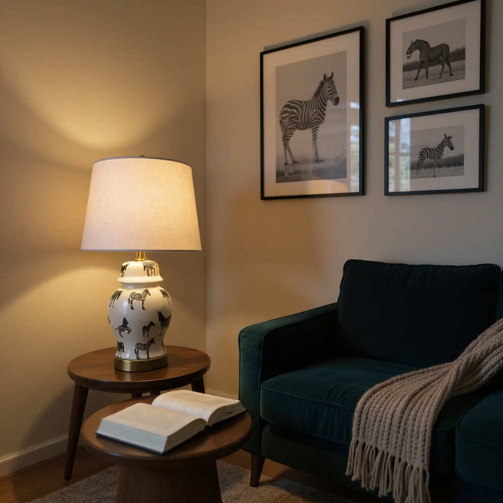 cortex-london-windsor-zebra-safari-ceramic-table-lamp-white-shade-45cm