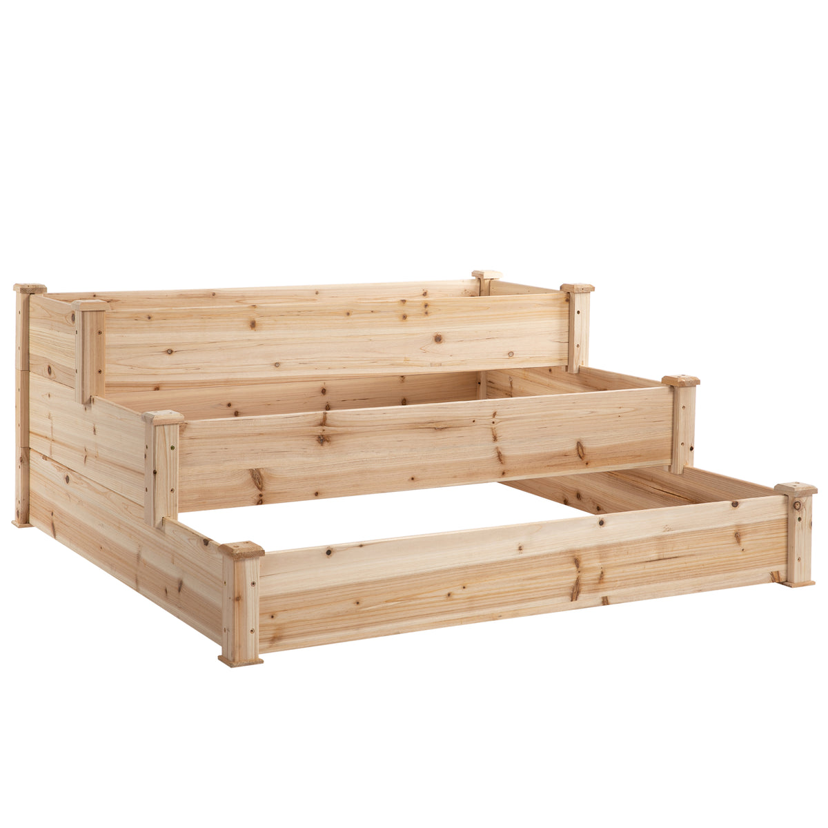 cortex-london-york-wooden-3-tier-raised-bed-planter-124x124x56cm