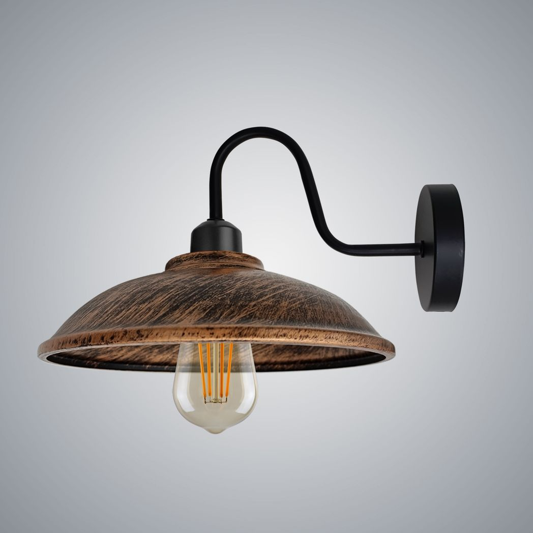 cortex-london-york-brushed-copper-black-swan-neck-hemisphere-e27-wall-light