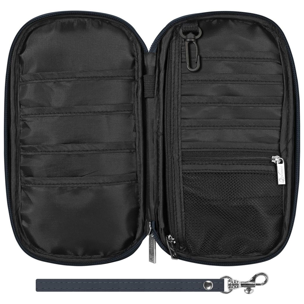 VINSANI DELUXE PASSPORT ORG NAVY BLUE 1010327
