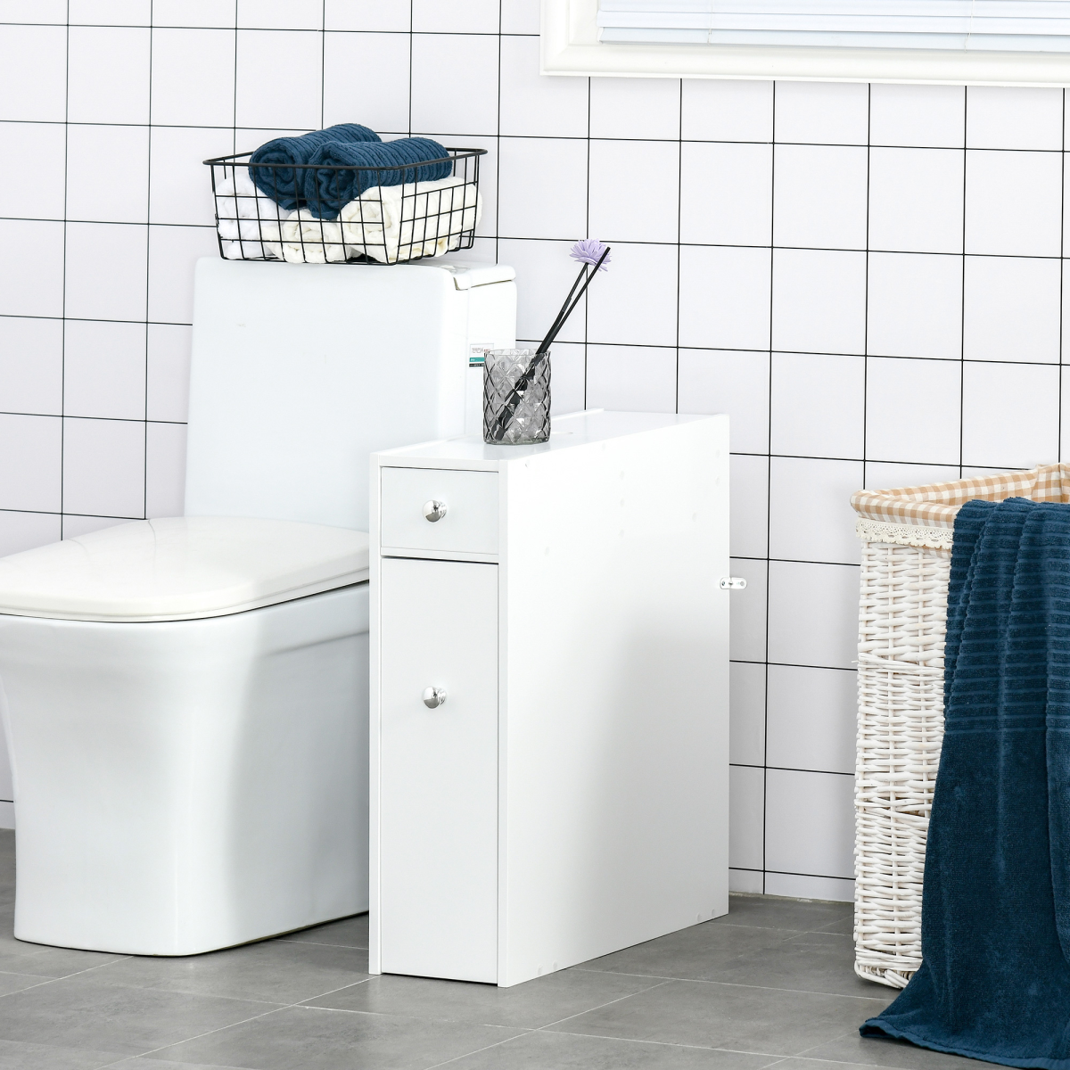cortex-london-windsor-slimline-white-bathroom-cabinet-drawers