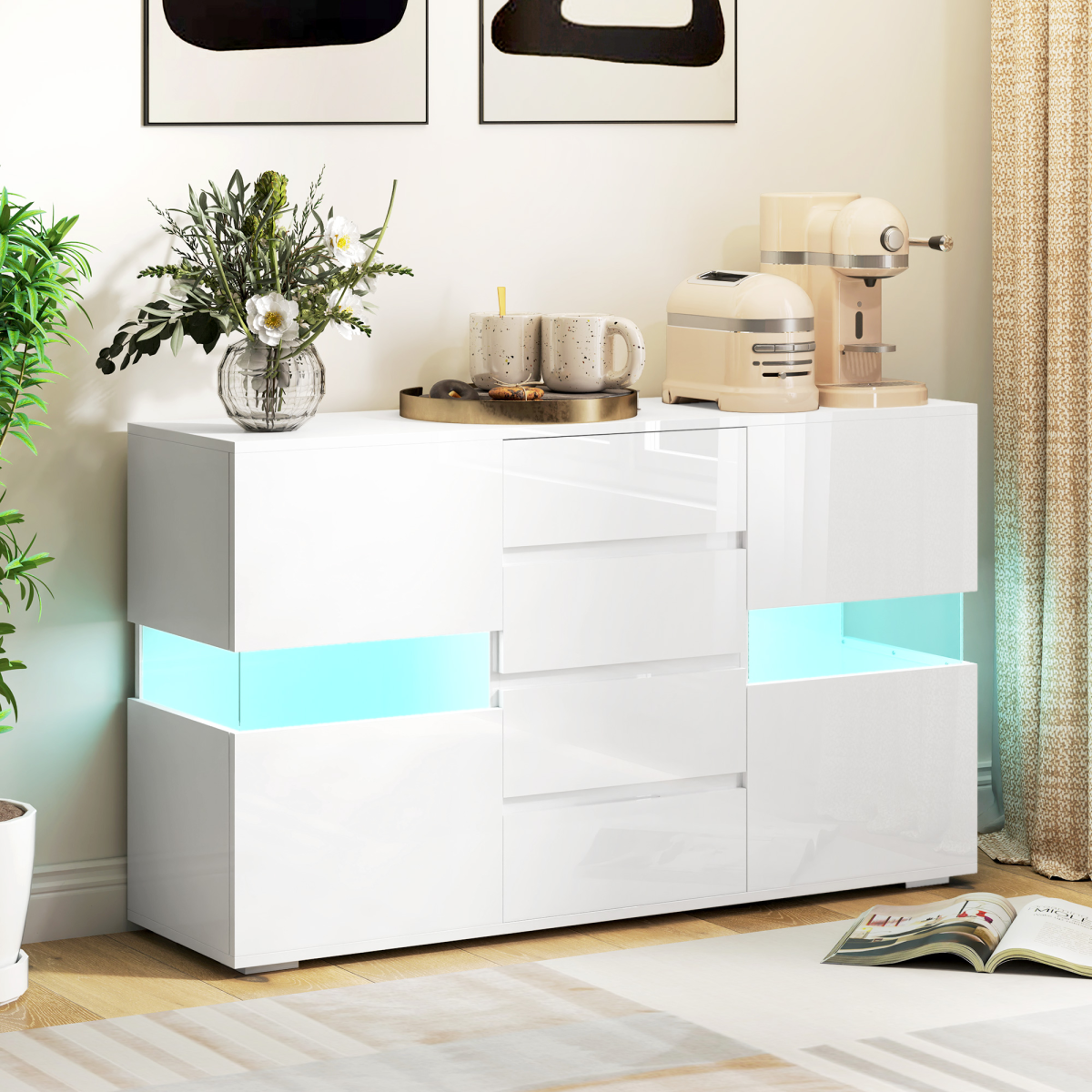 cortex-london-windsor-led-high-gloss-white-sideboard-storage-cabinet