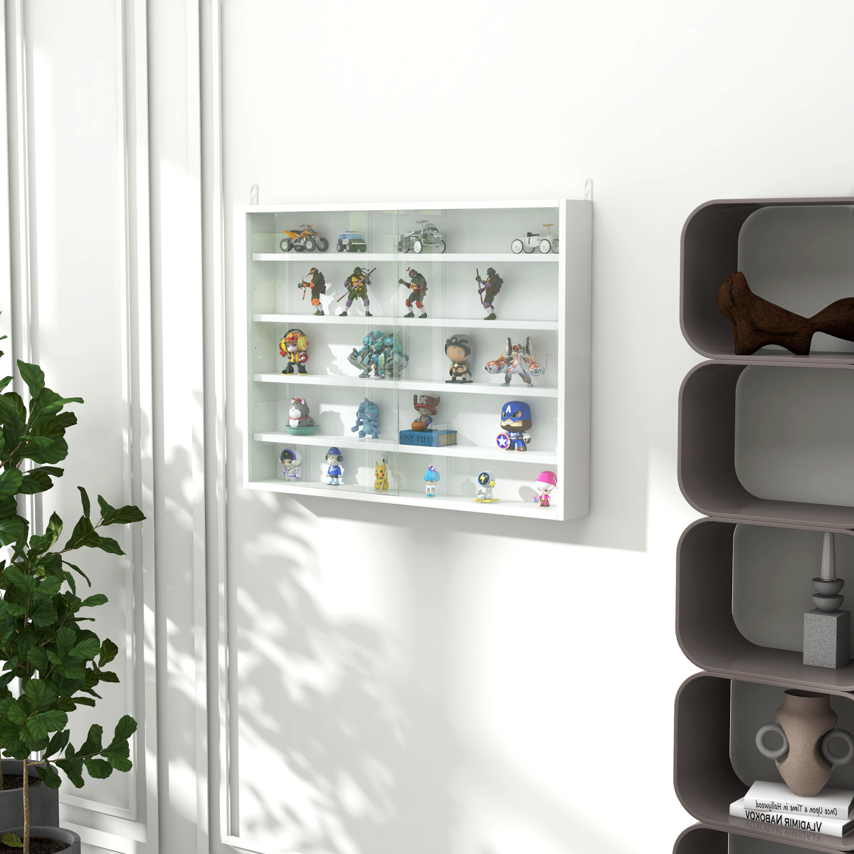 cortex-london-york-five-tier-white-wall-display-cabinet-with-glass-doors