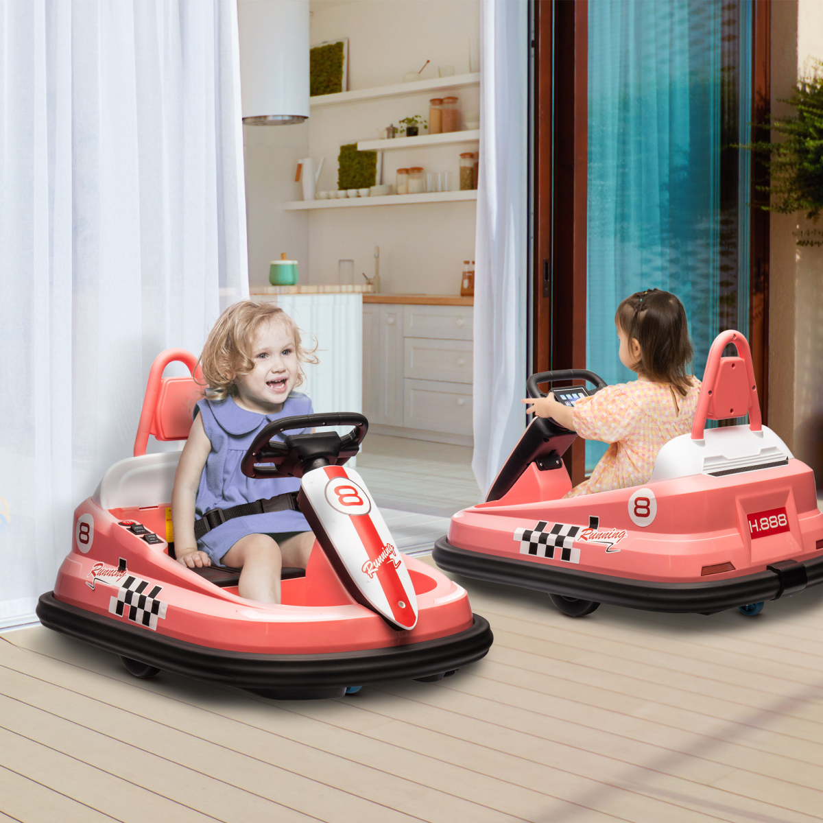 cortex-london-brighton-6v-kids-bumper-car-360-spin-pink