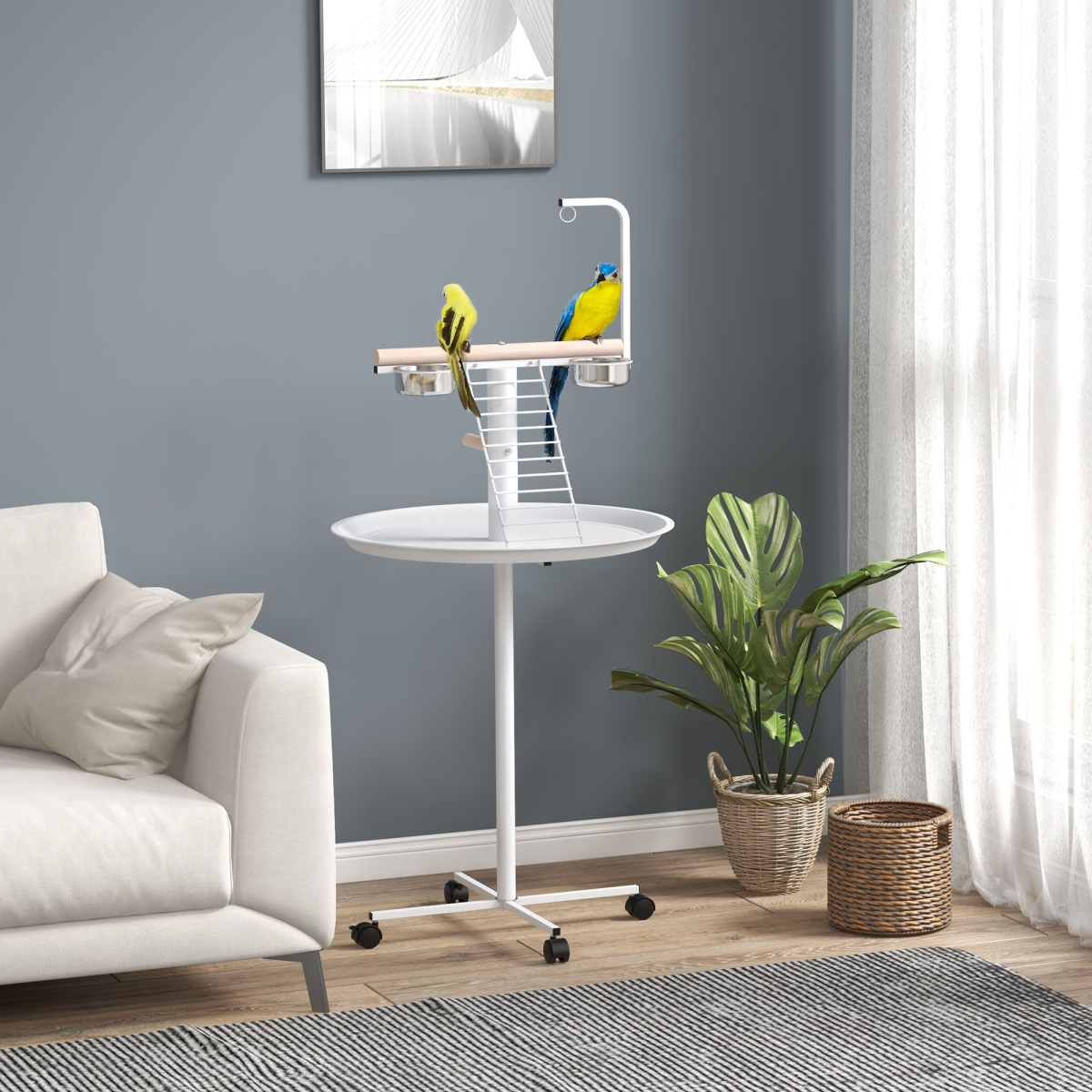 cortex-london-york-pawhut-bird-table-with-wheels-and-perches