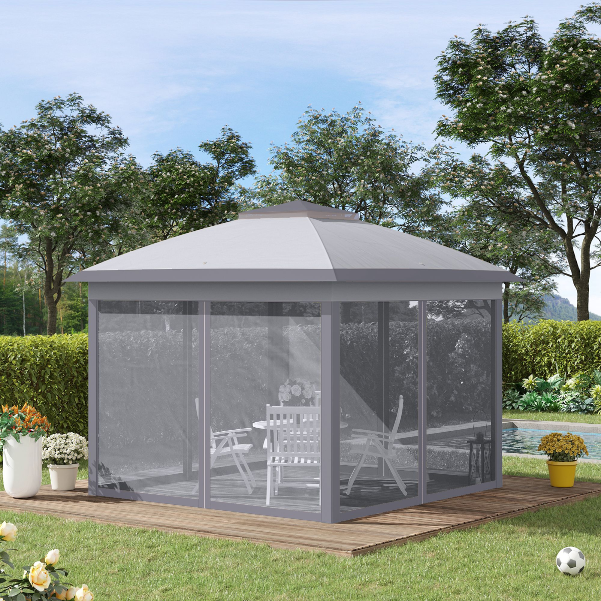 cortex-london-windsor-pop-up-gazebo-grey-adjustable-canopy-tent