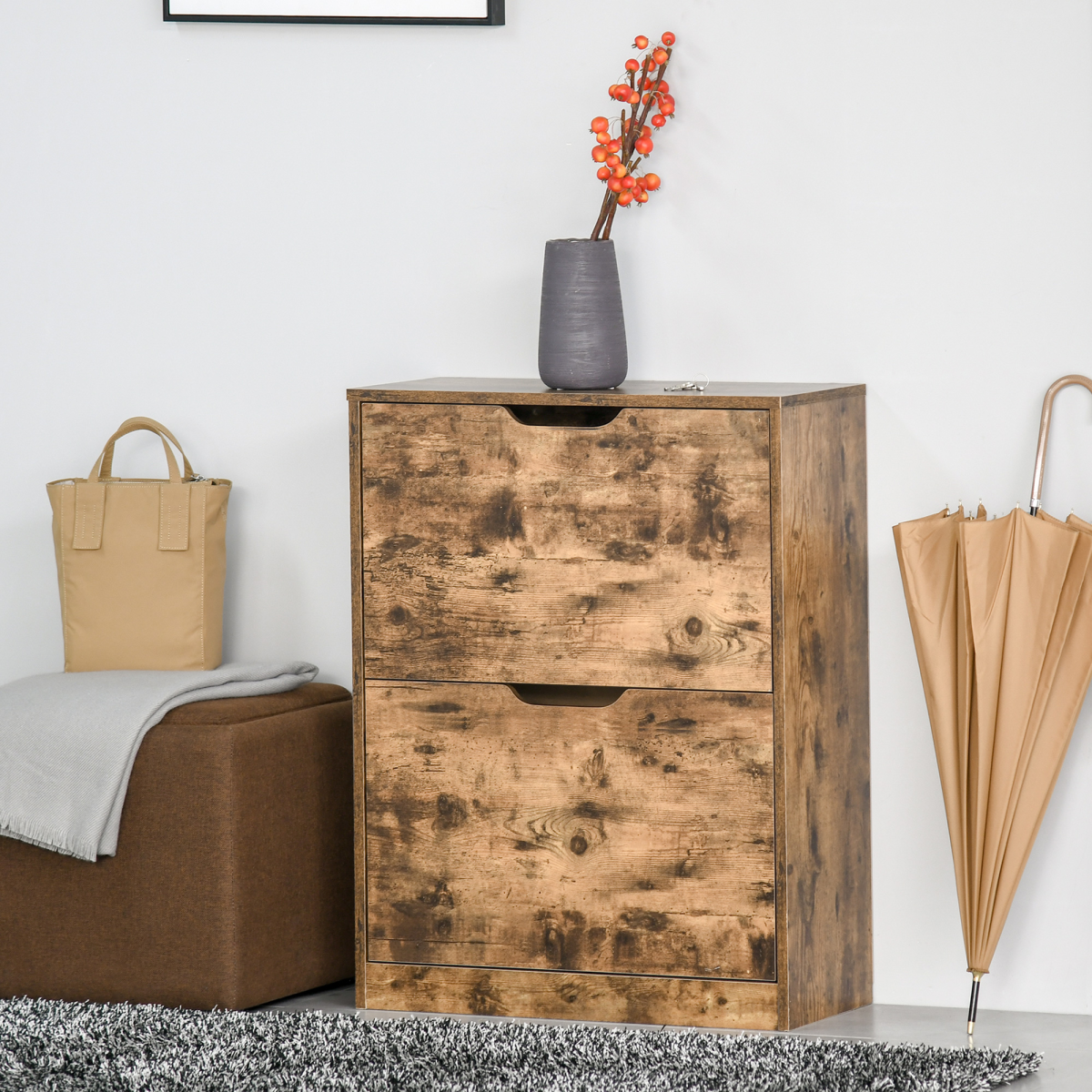 cortex-london-york-industrial-two-drawer-shoe-cabinet-brown-wood-effect