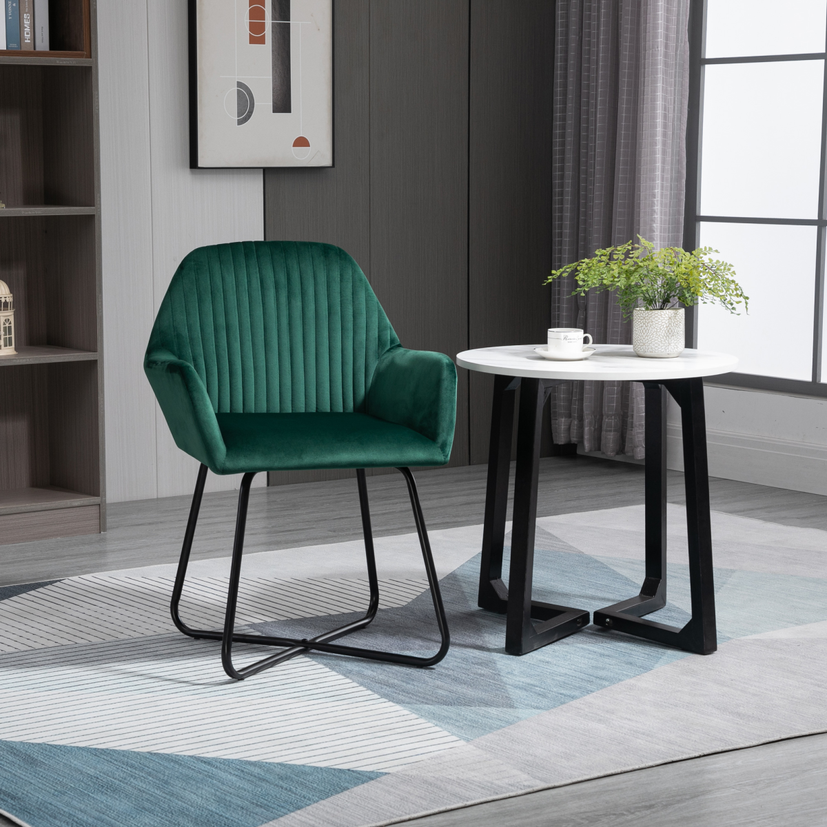 cortex-london-windsor-green-velvet-feel-accent-chair-metal-base