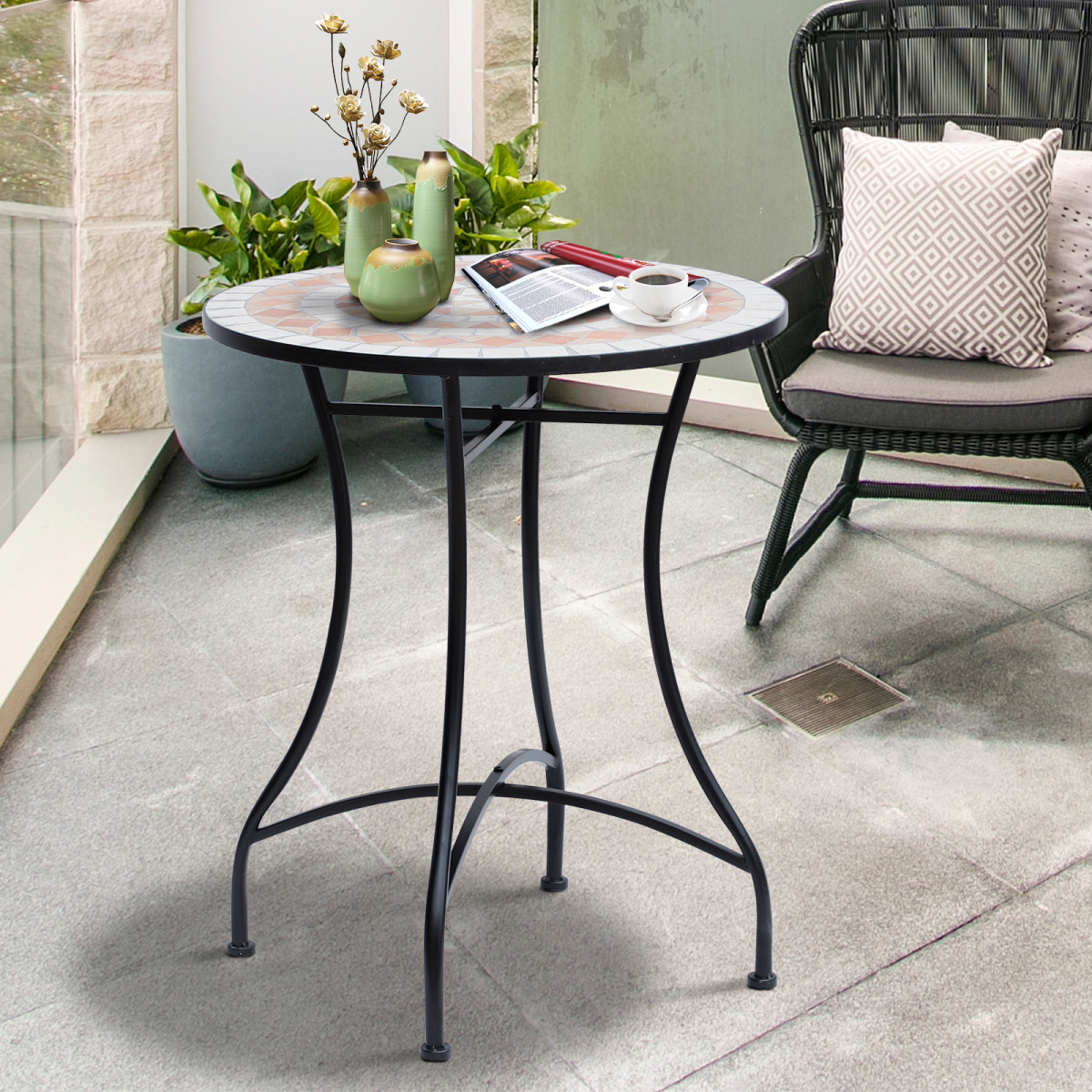 cortex-london-outsunny-mosaic-table-black-orange-white-steel-ceramic-tabletop