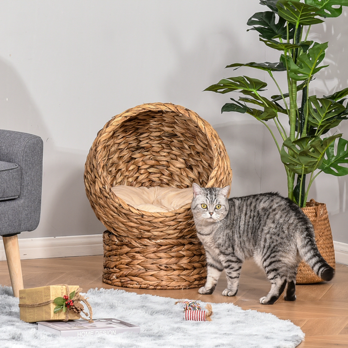 cortex-london-york-wicker-cat-house-raised-cat-bed-water-hyacinth